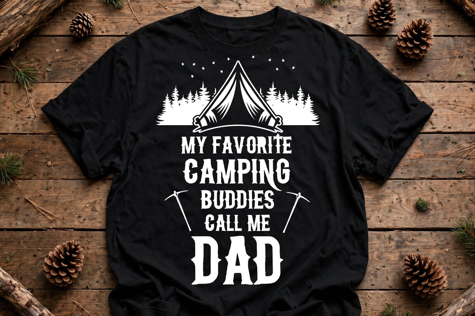 Dad Camping Tee