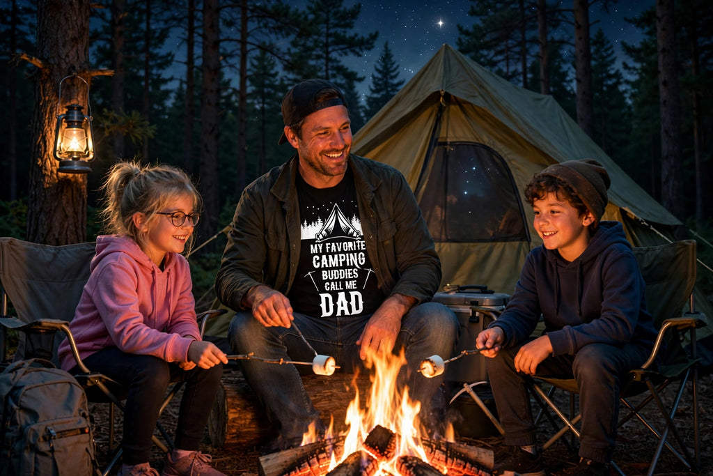 Dad Camping Tee