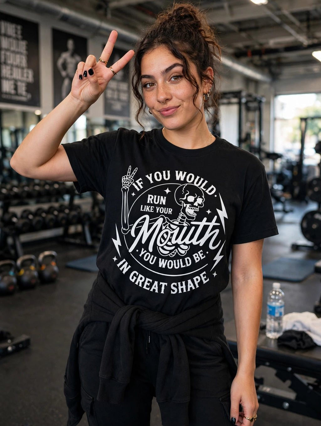If You Would Run Like Your Mouth Tee